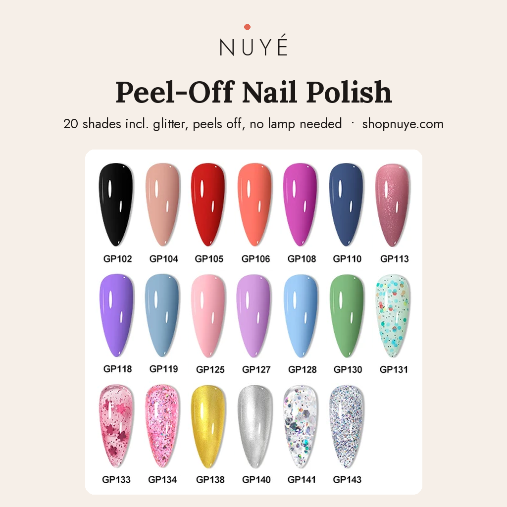 Peel-Off Nail Polish – Glass Bottle