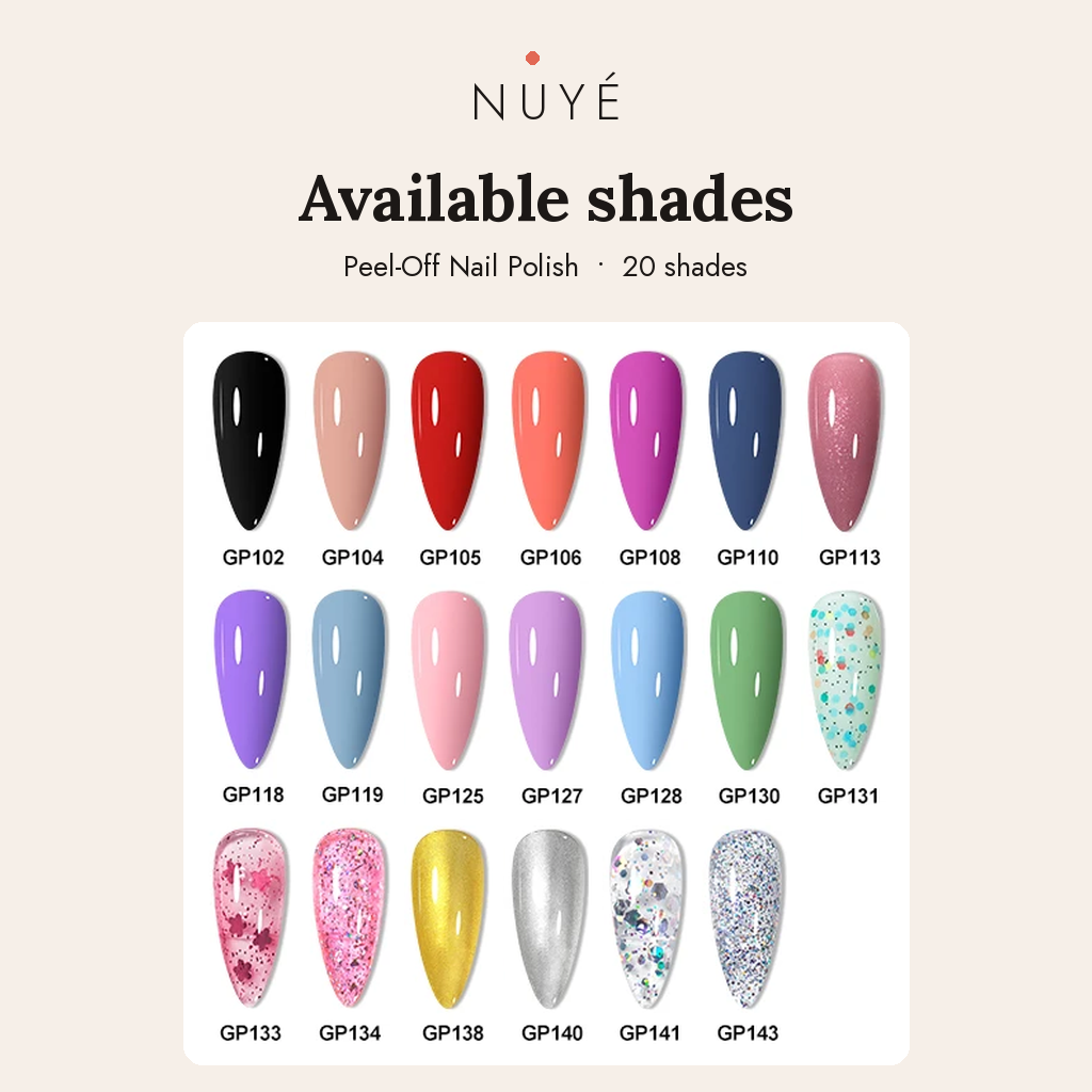 Peel-Off Nail Polish – Glass Bottle