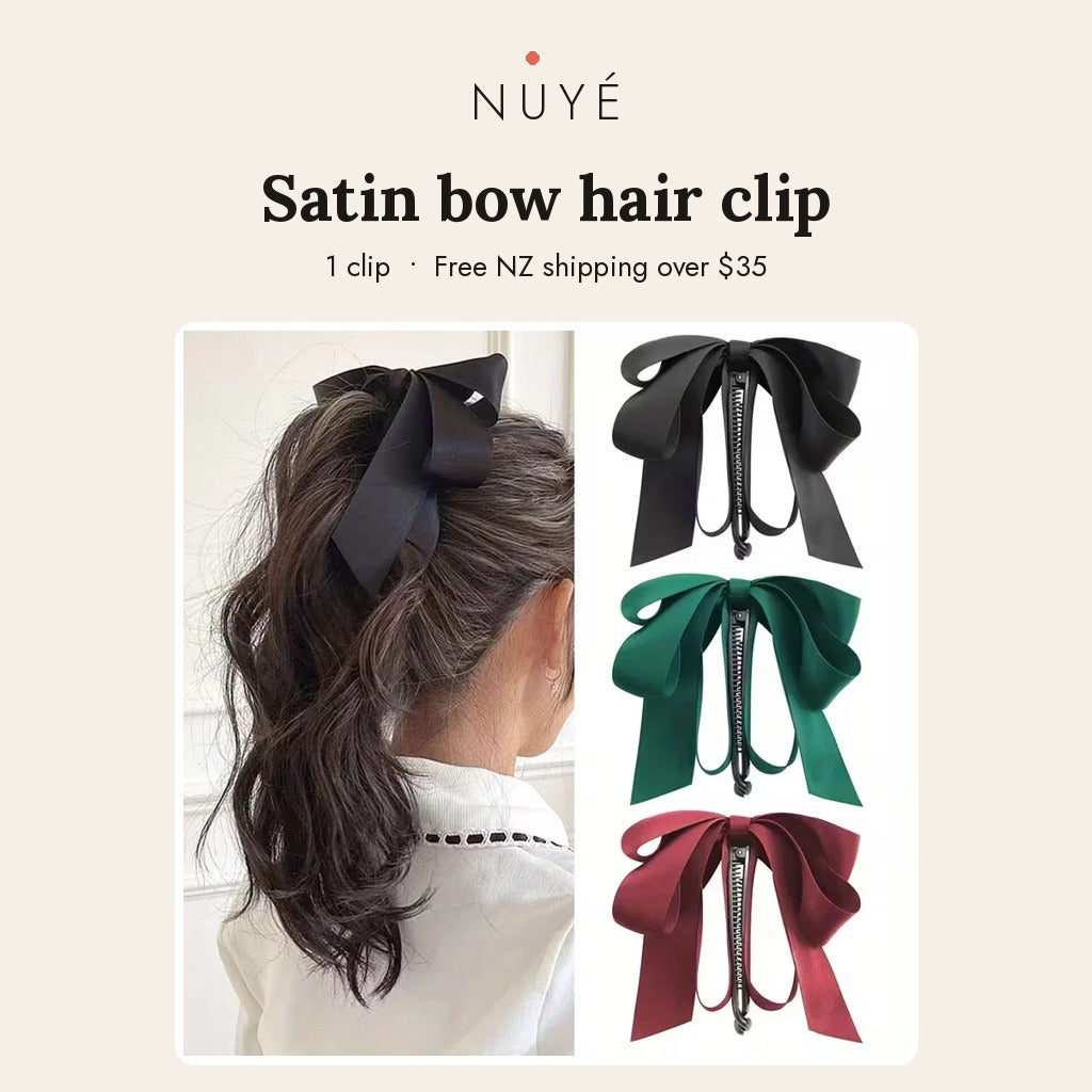 Satin Bow Hair Clip