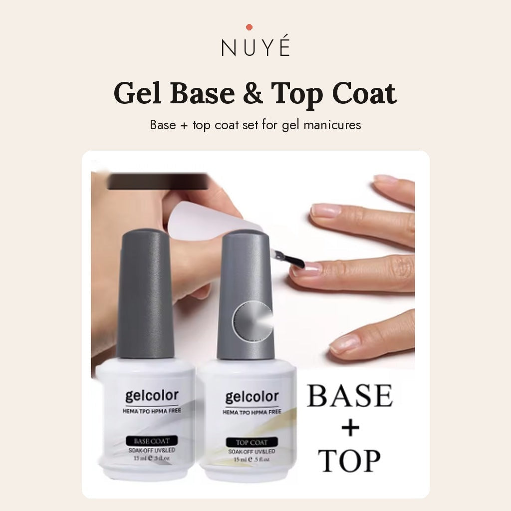 Gel Base & Top Coat - NUYÉ poster