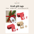 Kraft Christmas Gift Tags – 50 Pack