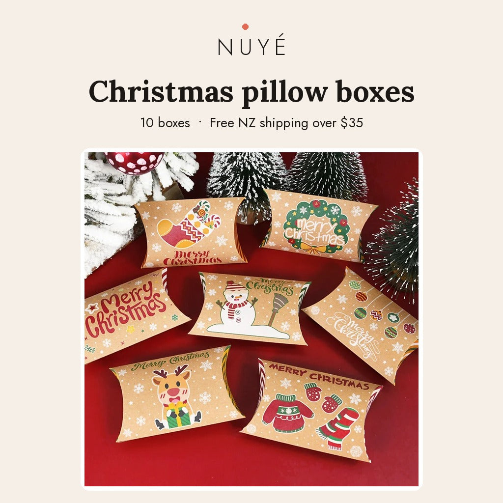 Christmas Pillow Gift Boxes – 10 Pack