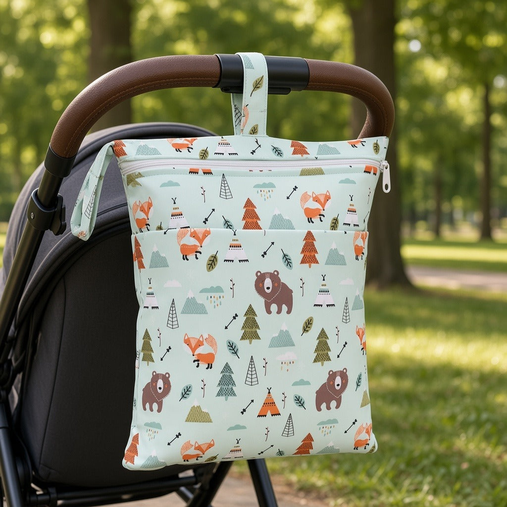 Wet & Dry Nappy Bag – on pram