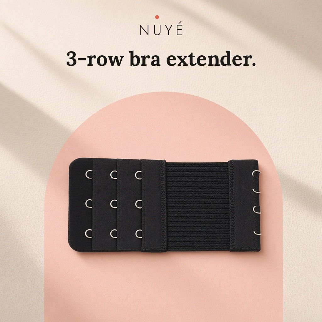 3-Row Bra Extender (Black)