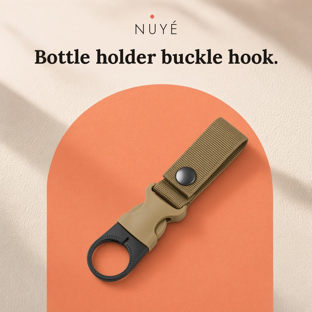 Bottle Holder Buckle Hook (Khaki)