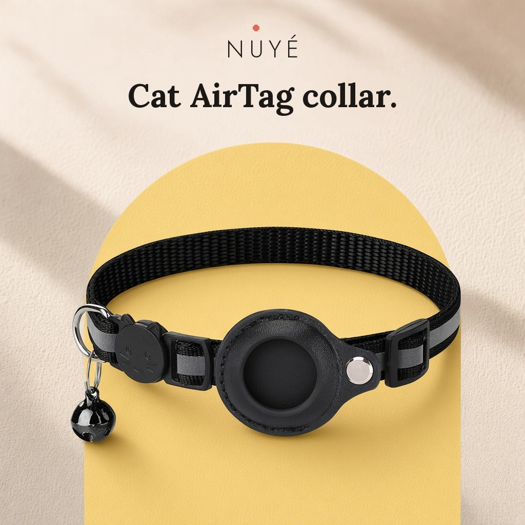 Cat Collar with AirTag Holder