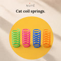 Cat Coil Spring Toys – 4 Pack