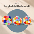 Cat Plush Bell Balls (Small) – 3 Pack