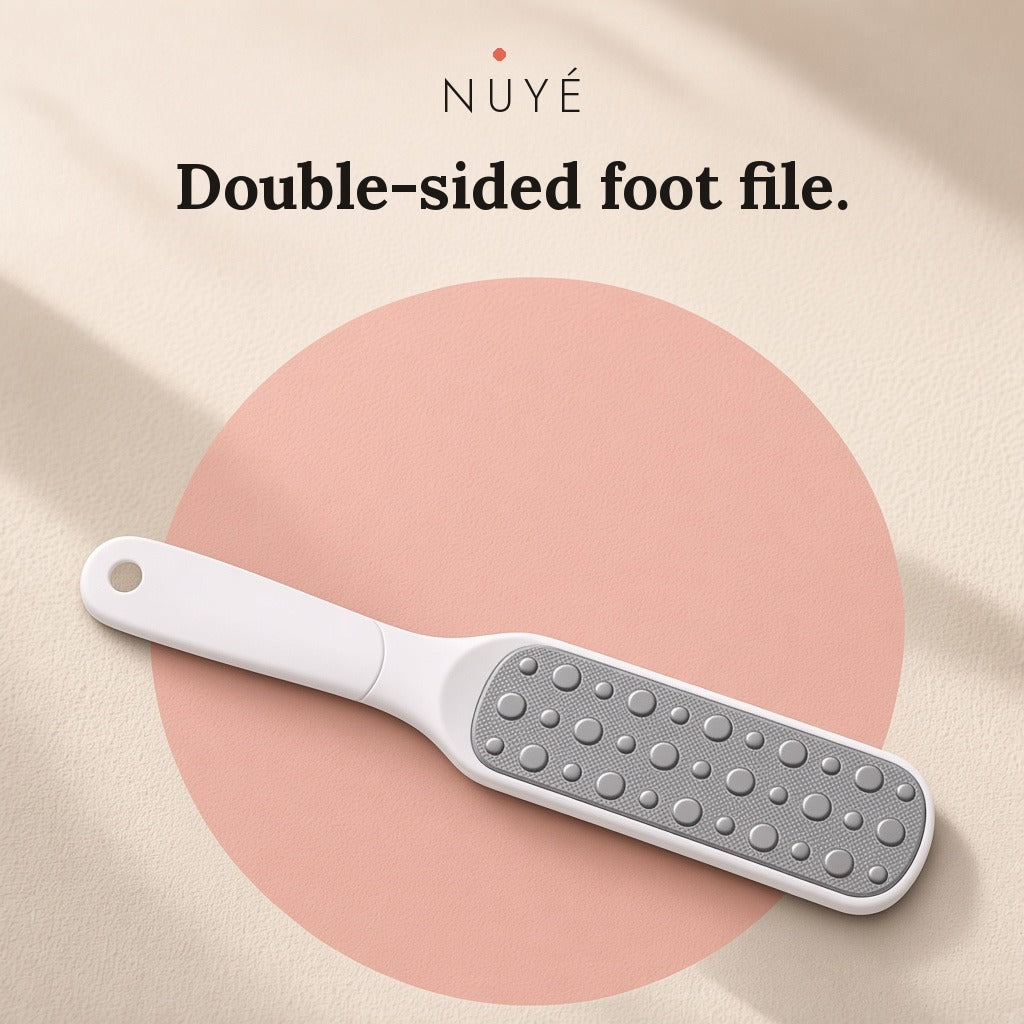 Double-Sided Foot File (White)