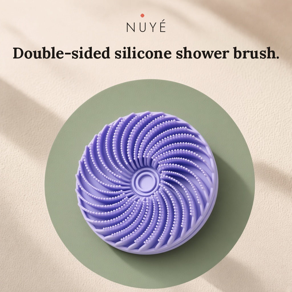 Double-Sided Silicone Shower Brush