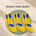 Memory Foam Insoles – 3 Pairs