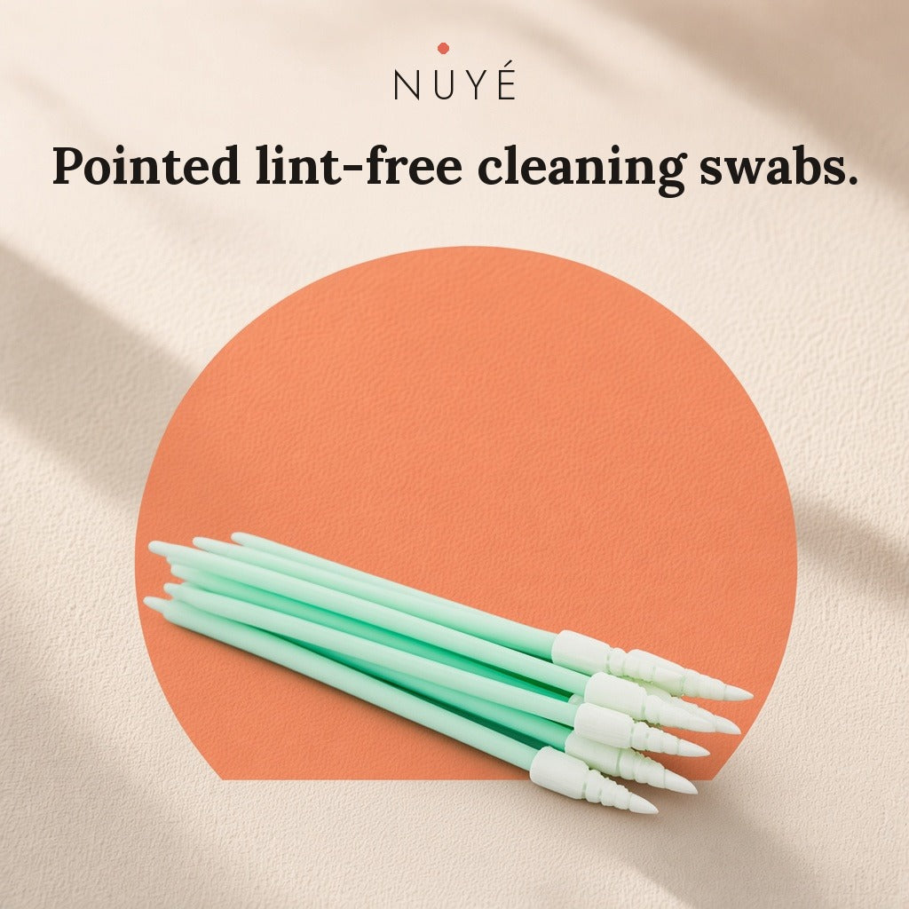 Pointed Lint-Free Cleaning Swabs – 100 Pack