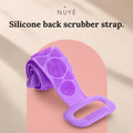 Silicone Back Scrubber Strap (Purple)
