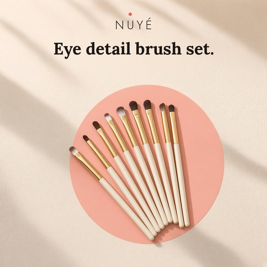 Eye Detail Brush Set – 9 Pieces