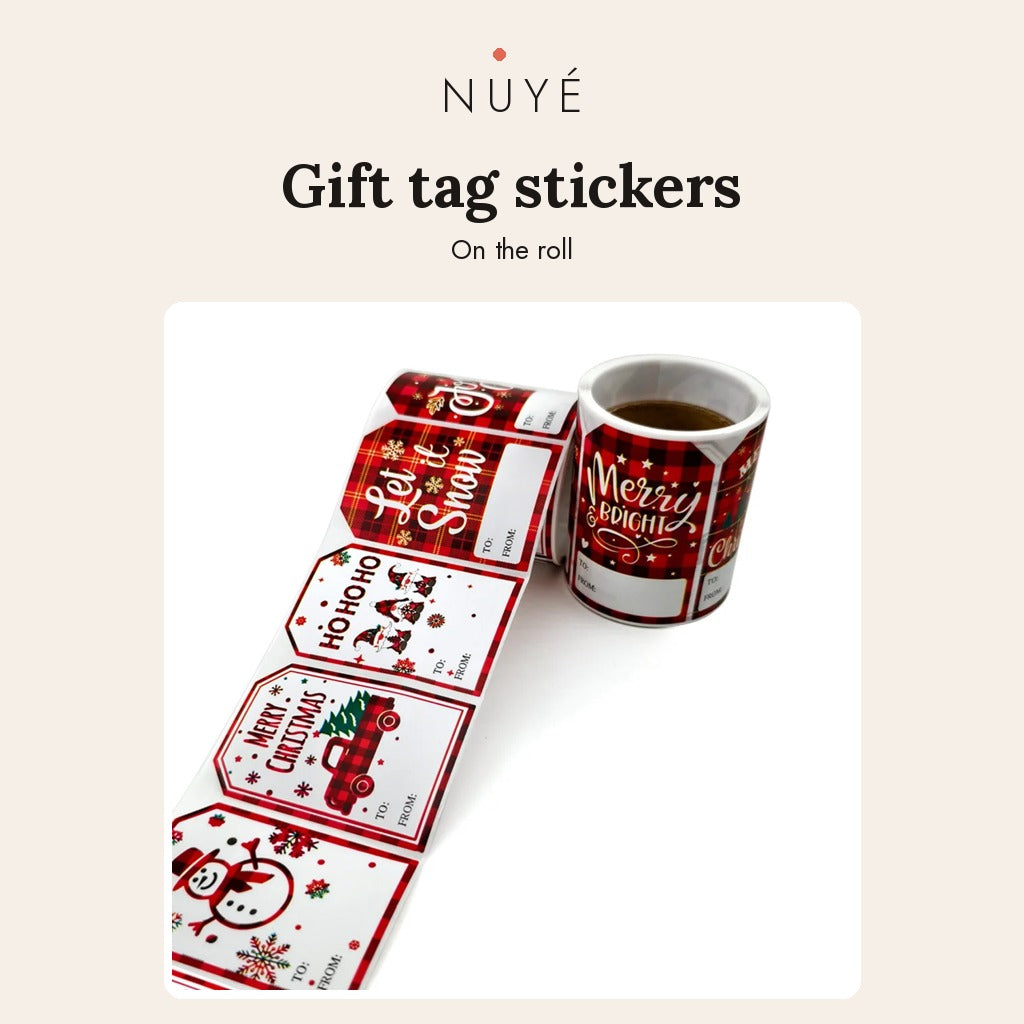 Christmas Gift Tag Stickers – 100
