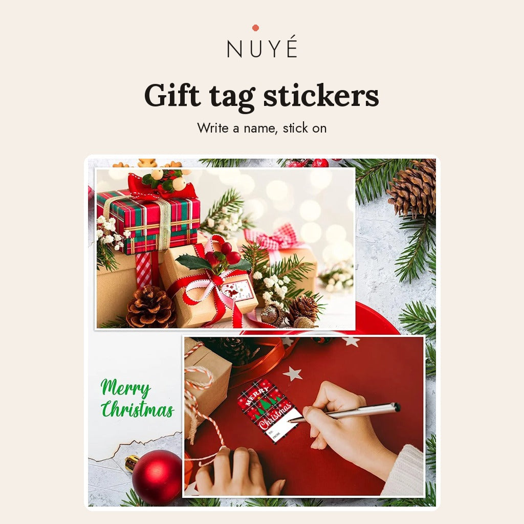 Christmas Gift Tag Stickers – 100