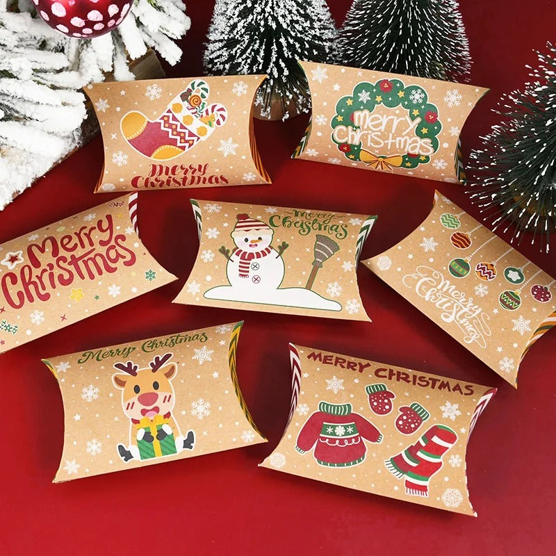Christmas Pillow Gift Boxes – 10 Pack