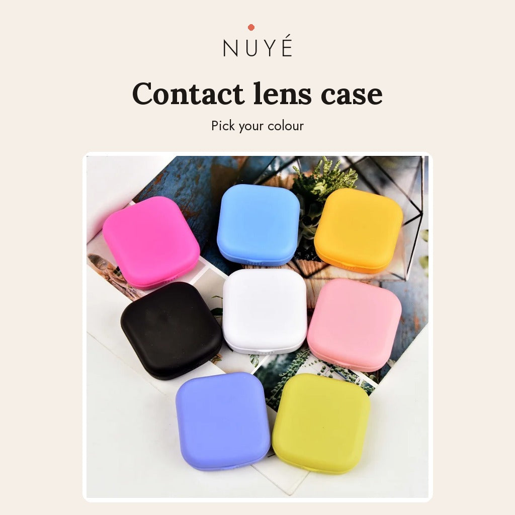 Mini Contact Lens Case with Mirror