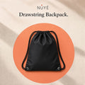 Drawstring Backpack (Black)