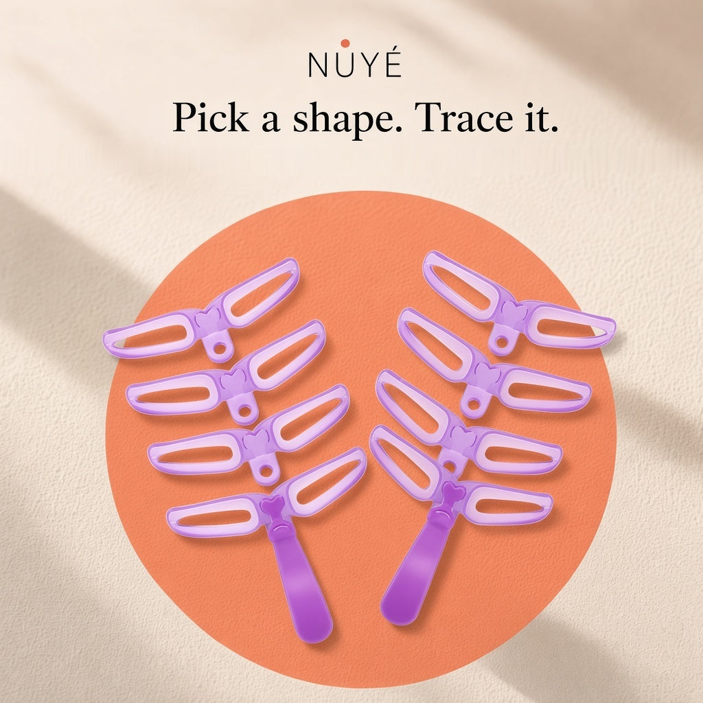 Eyebrow Stencils – 8 Shapes