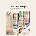 Floral Washi Tape – 5 Rolls