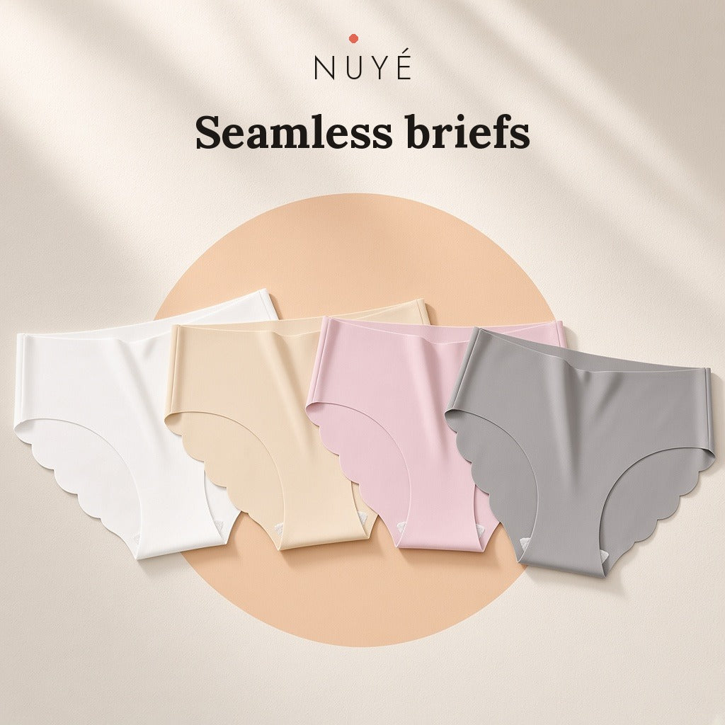 Seamless Ice-Silk Briefs – 4 Pack