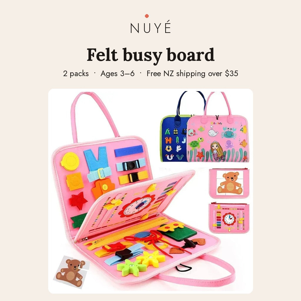 Kids' Felt Busy Board – 2 Pack