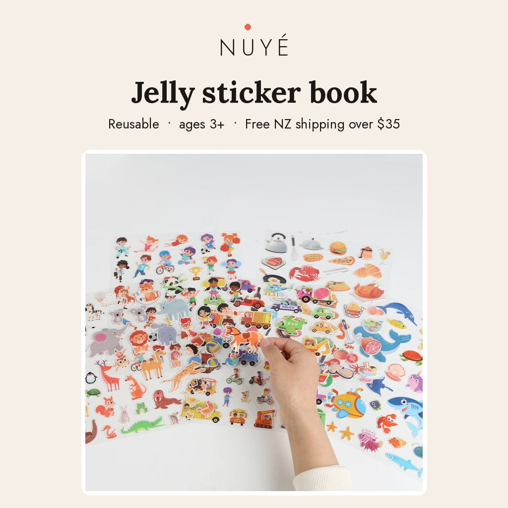 Kids' Reusable Jelly Sticker Book