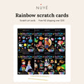 Kids' Rainbow Scratch Art Card Book