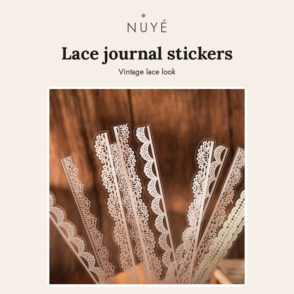 Lace Journal Stickers – 40 Pack