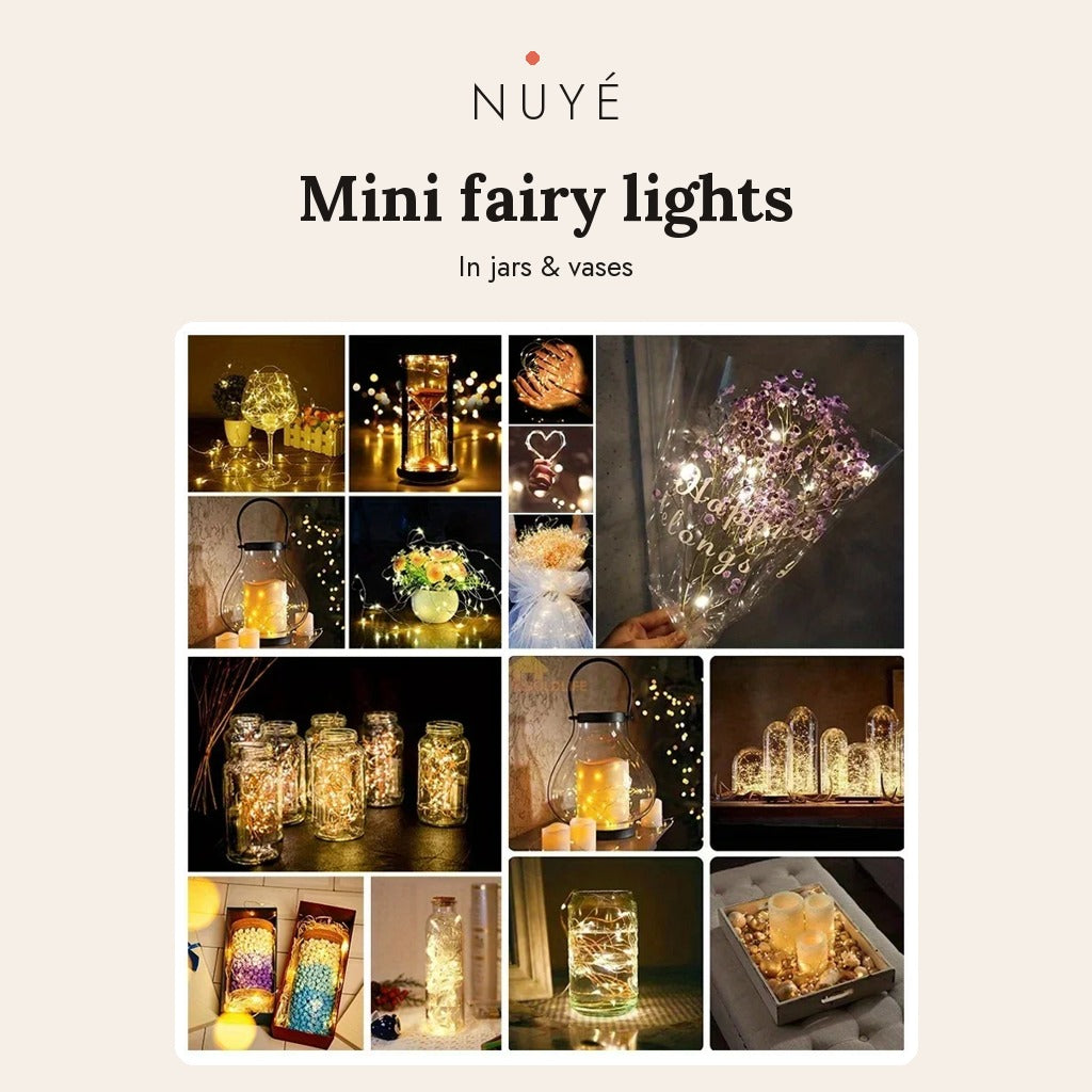 Mini Warm White Fairy Lights – 10 Pack