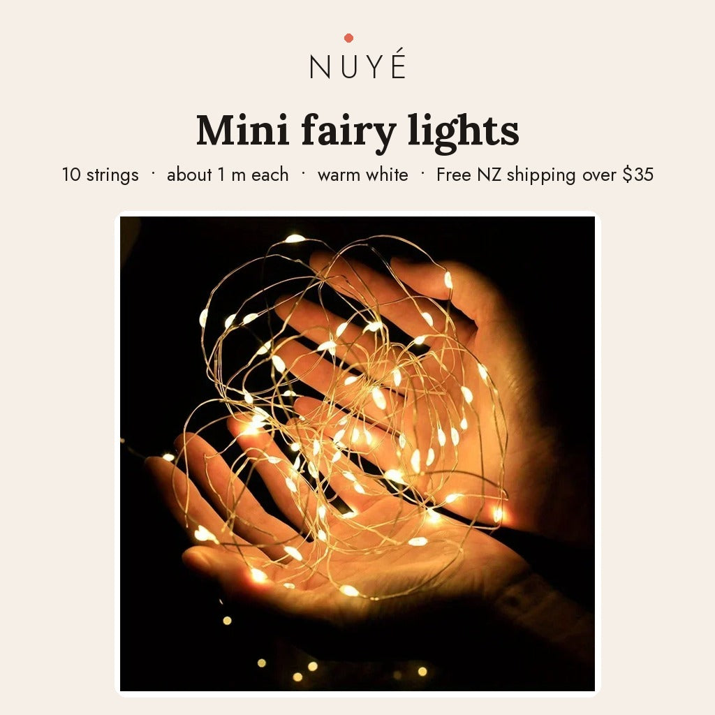 Mini Warm White Fairy Lights – 10 Pack