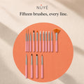 Nail Art Brush Set – 15 Brushes