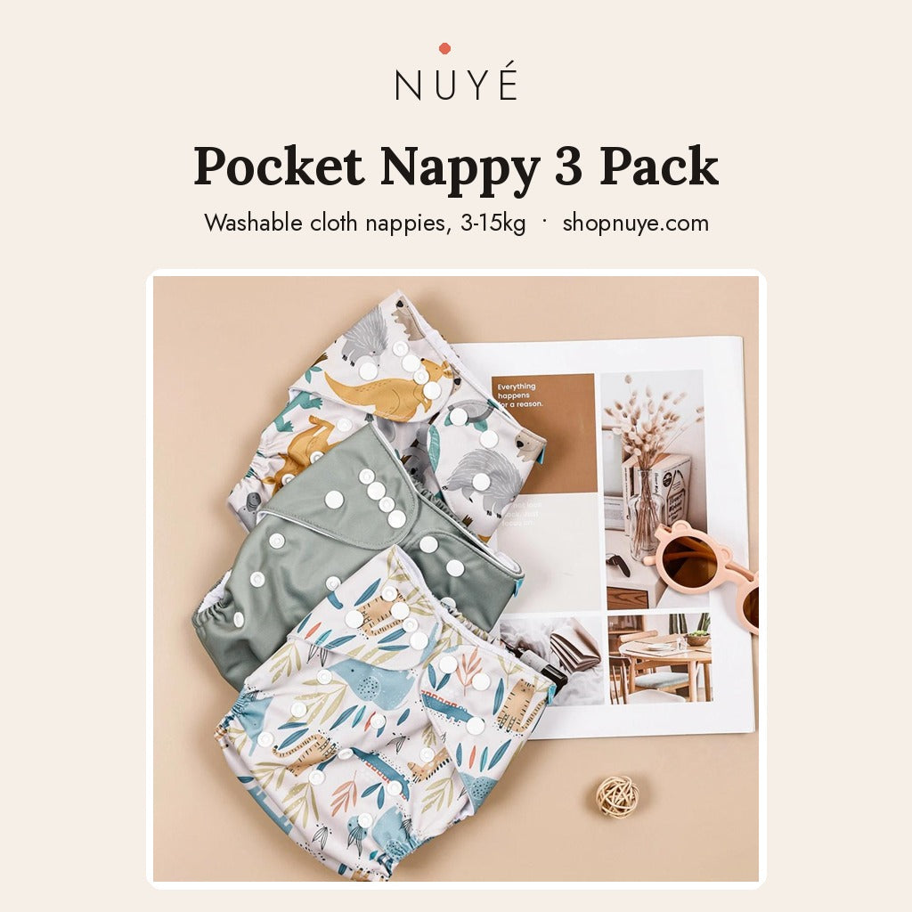 Pocket Nappy 3 Pack - NUYÉ poster