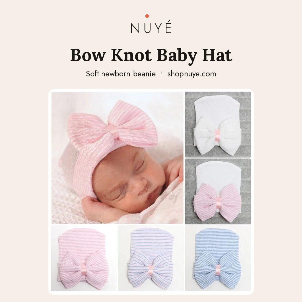 Bow Knot Baby Hat - NUYÉ poster
