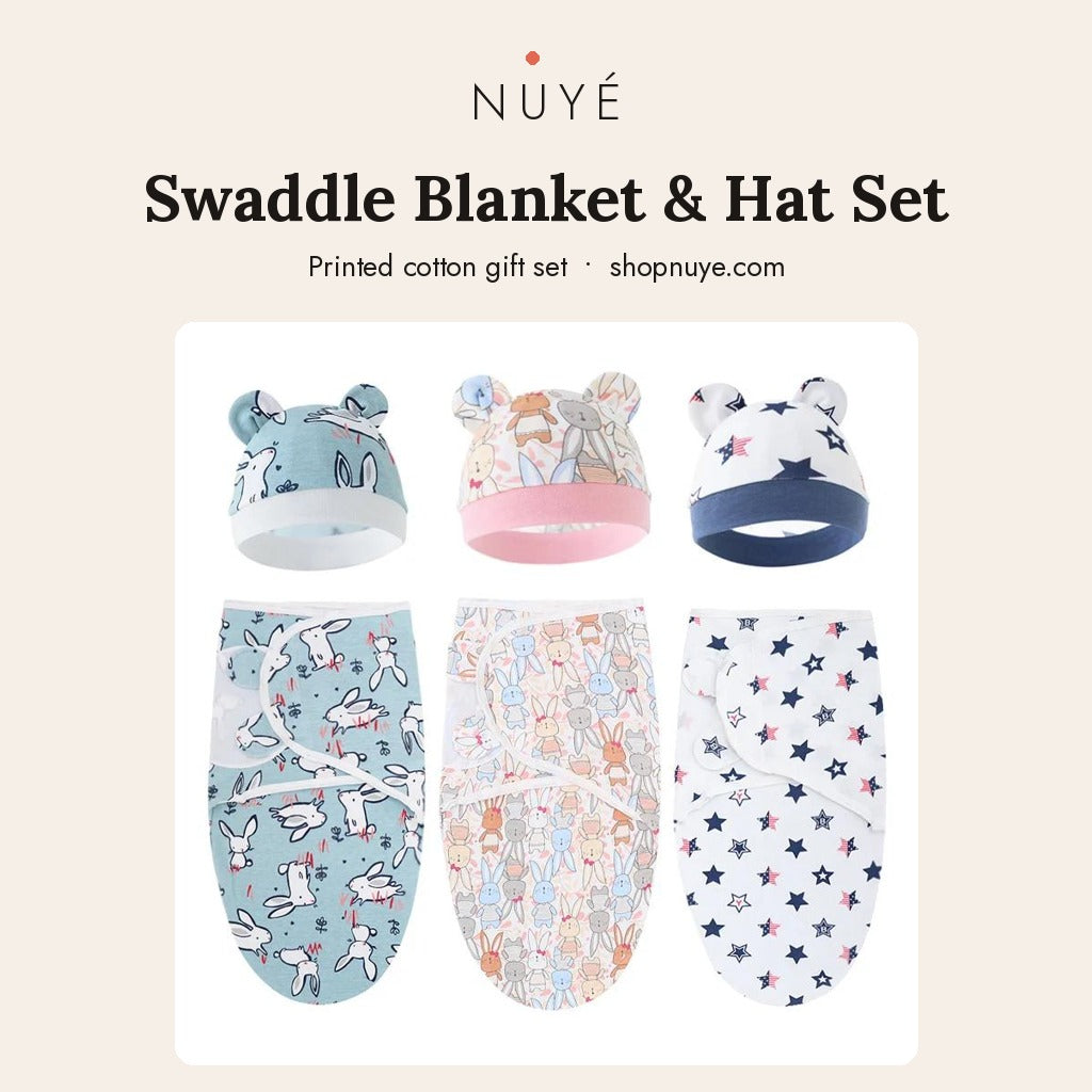 Swaddle Blanket & Hat Set - NUYÉ poster