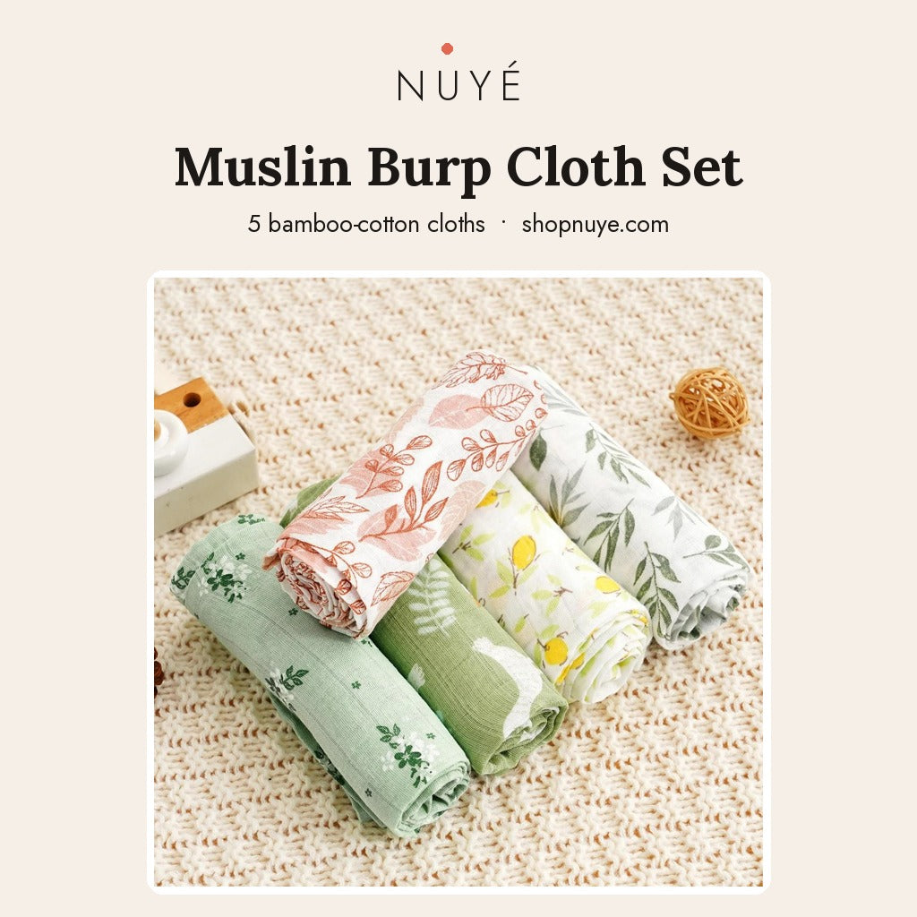 Muslin Burp Cloth Set - NUYÉ poster
