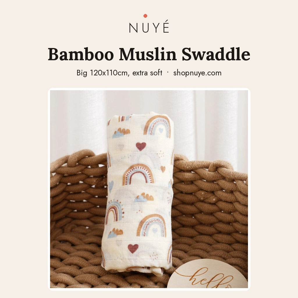 Bamboo Muslin Swaddle - NUYÉ poster