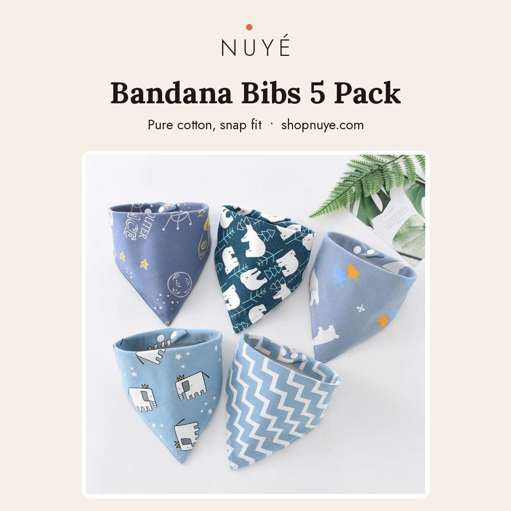 Bandana Bibs 5 Pack - NUYÉ poster
