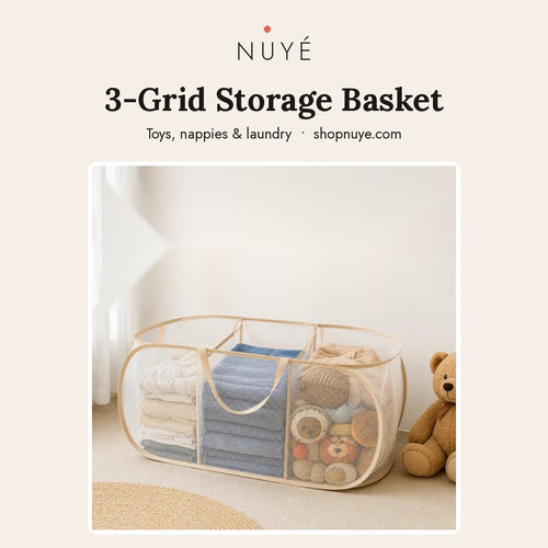 NUYÉ 3-Grid Storage Basket poster