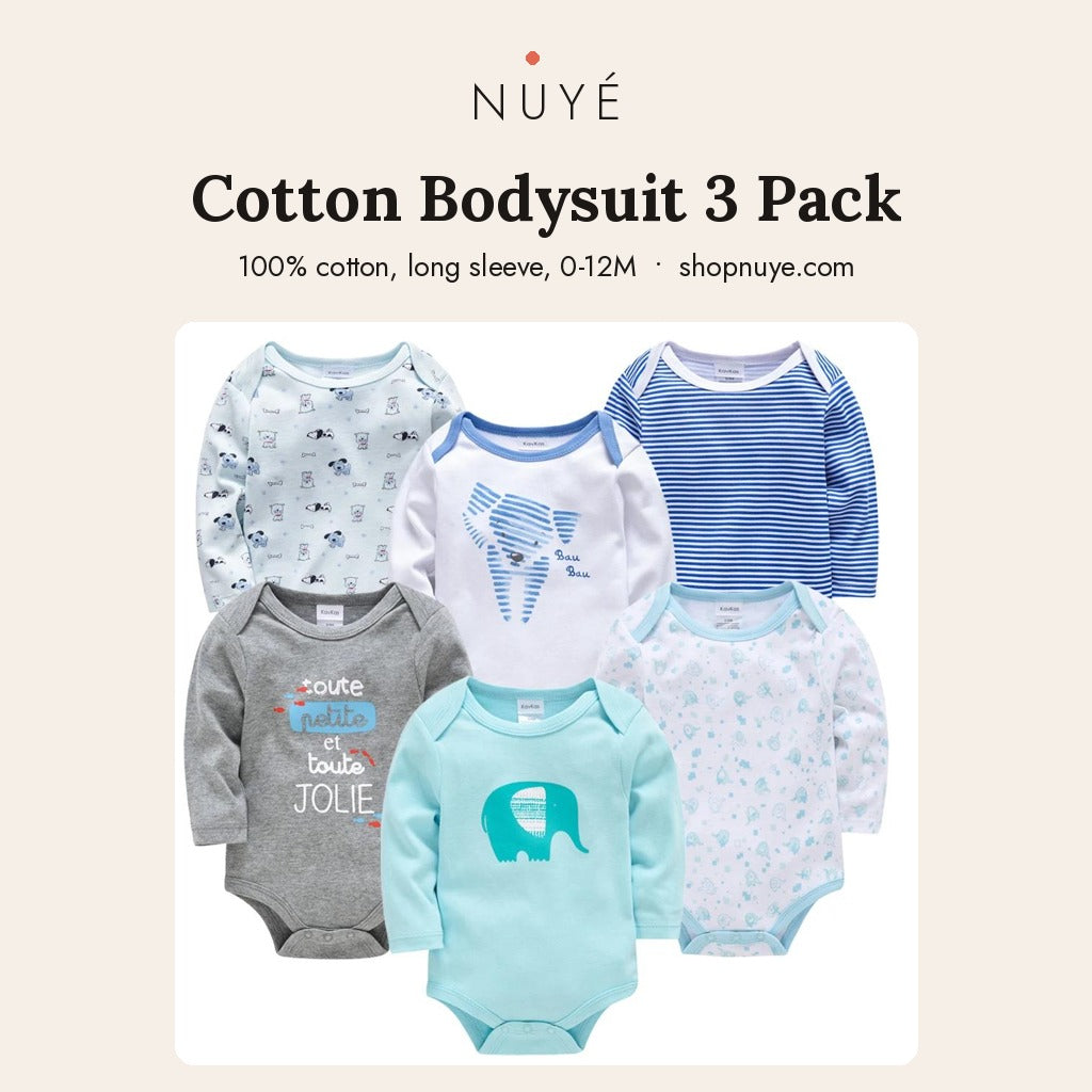 Cotton Bodysuit 3 Pack - NUYÉ poster