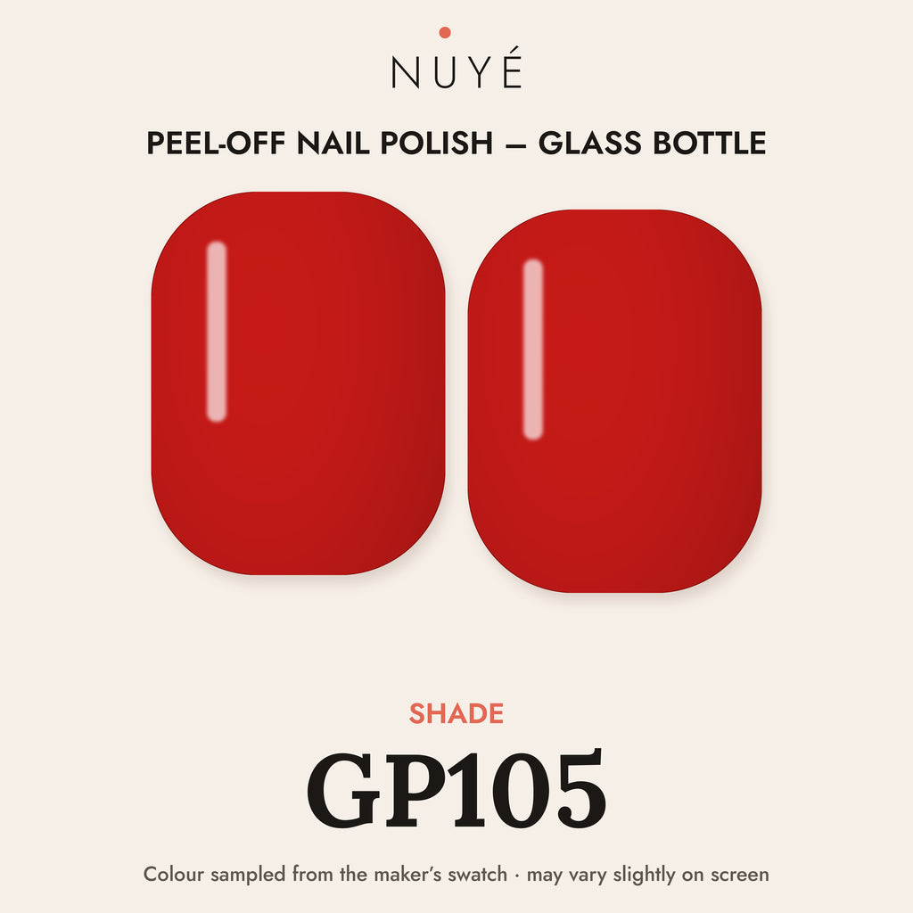 Peel-Off Nail Polish – Glass Bottle – shade GP105