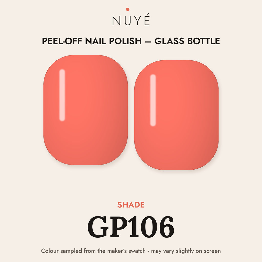 Peel-Off Nail Polish – Glass Bottle – shade GP106