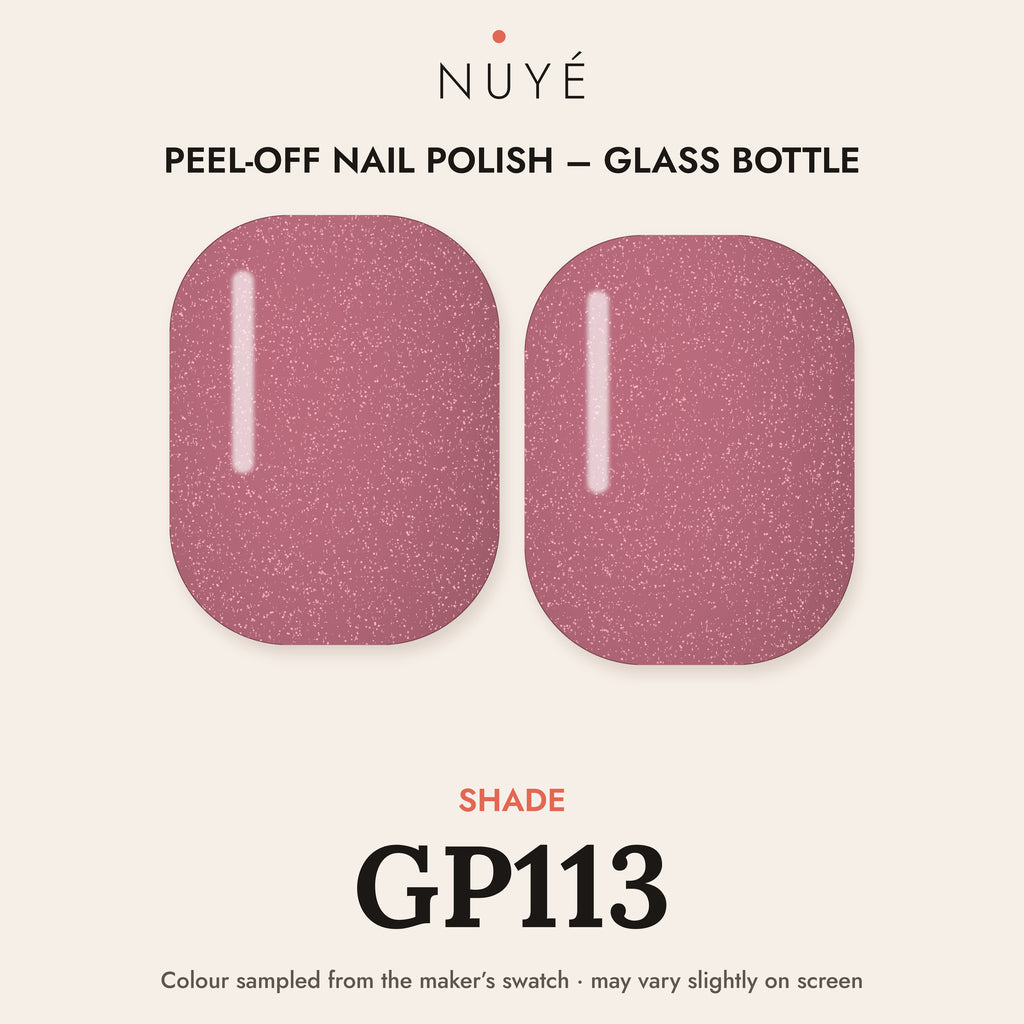Peel-Off Nail Polish – Glass Bottle – shade GP113
