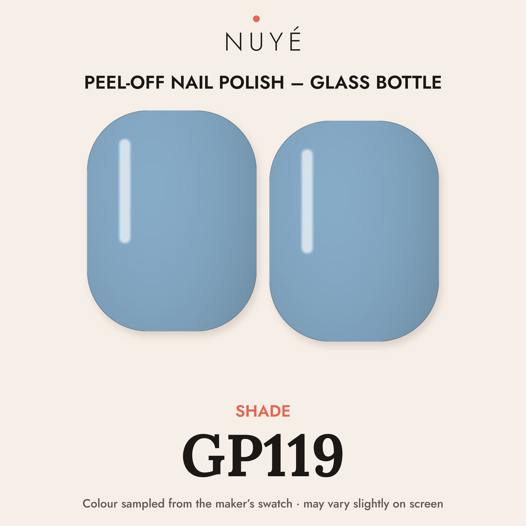 Peel-Off Nail Polish – Glass Bottle – shade GP119