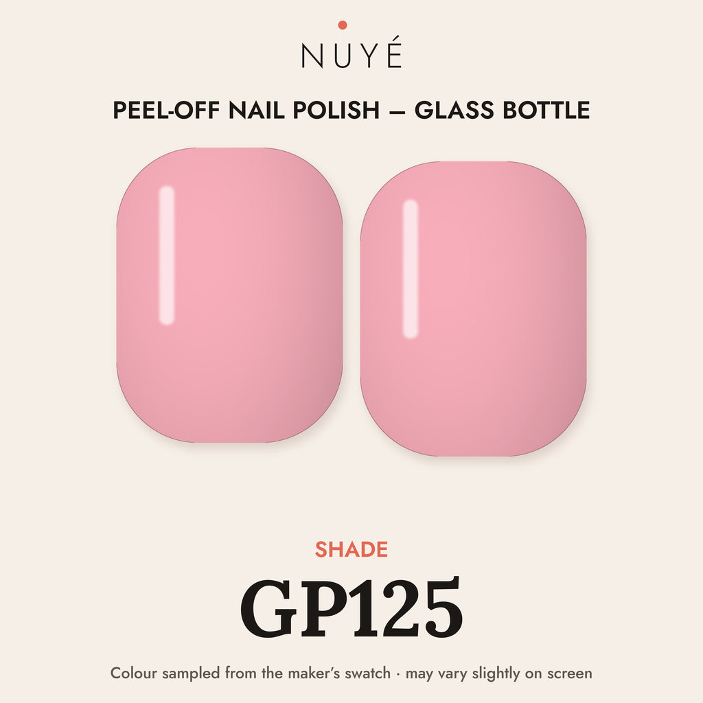 Peel-Off Nail Polish – Glass Bottle – shade GP125