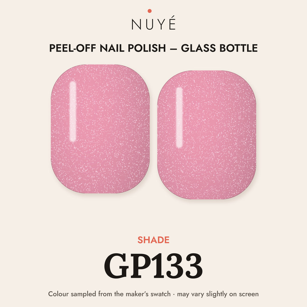Peel-Off Nail Polish – Glass Bottle – shade GP133