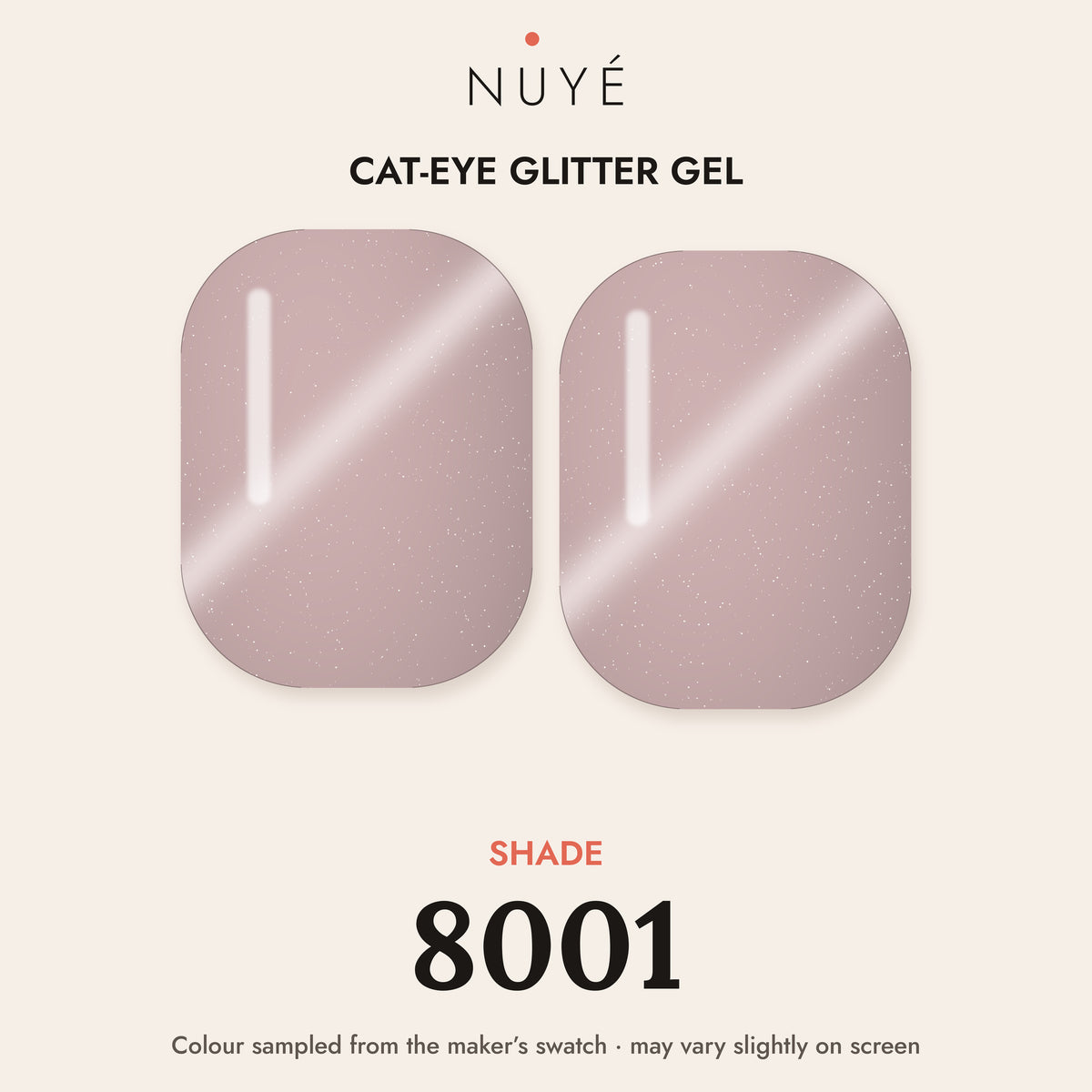 Cat-Eye Glitter Gel – shade 8001