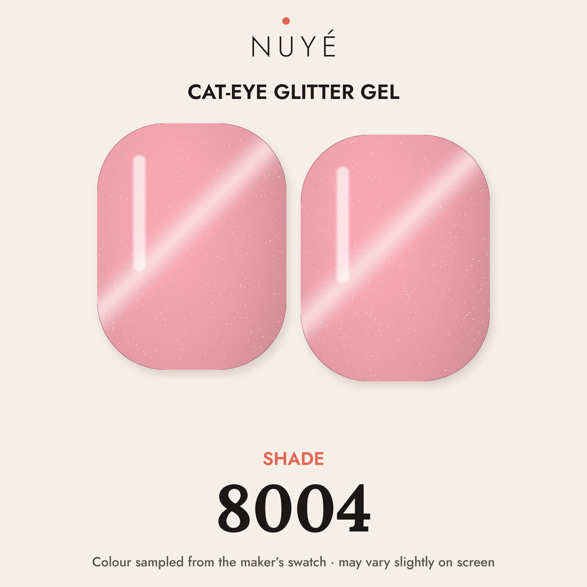 Cat-Eye Glitter Gel – shade 8004