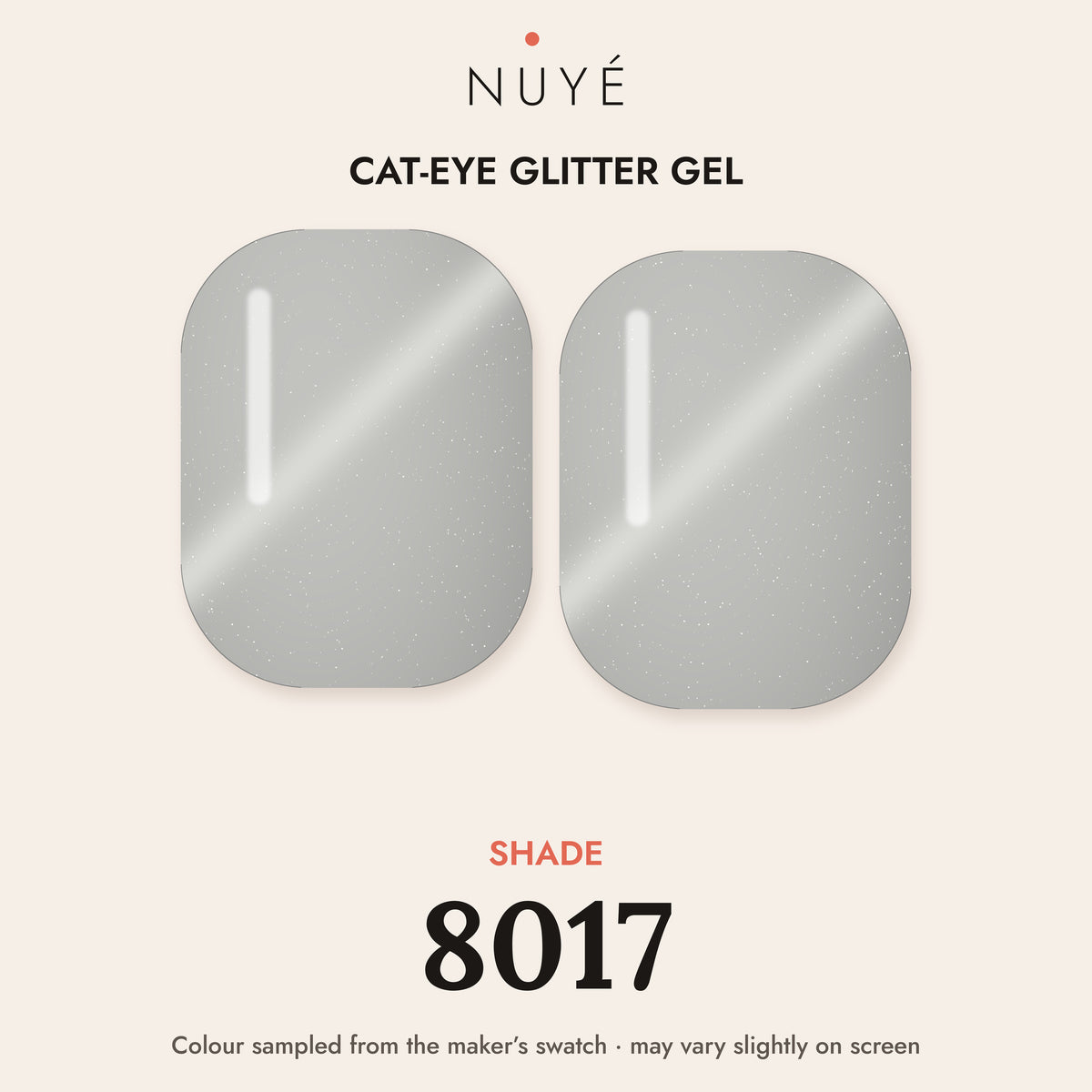 Cat-Eye Glitter Gel – shade 8017